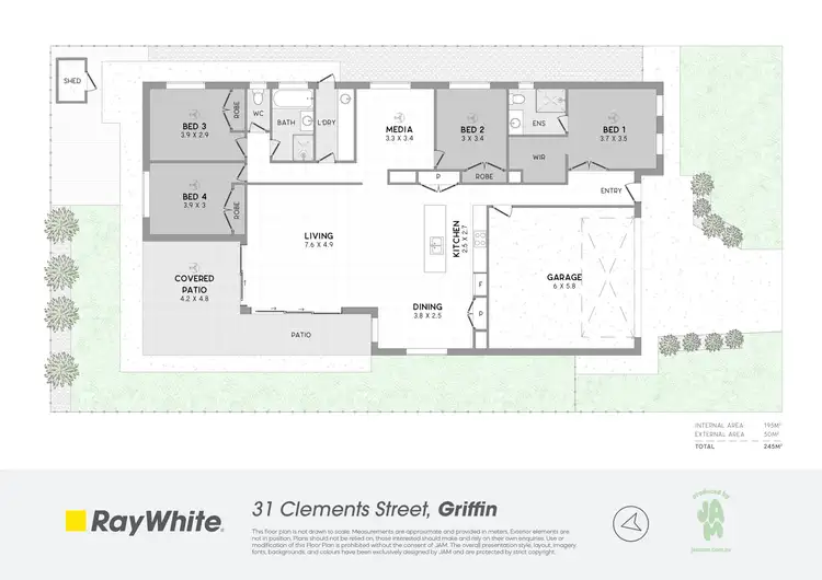 Floorplan of Homely house listing, 31 Clements Street, Griffin QLD 4503
