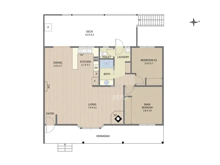 Floorplan of Homely house listing, 21 Miller Street, Dumbalk VIC 3956