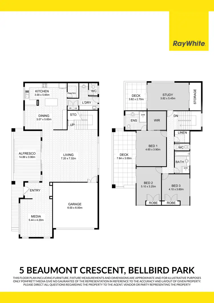 Floorplan of Homely house listing, 5 Beaumont Crescent, Bellbird Park QLD 4300