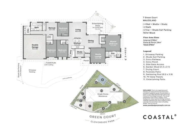 Floorplan of Homely house listing, 7 Green Court, Maudsland QLD 4210