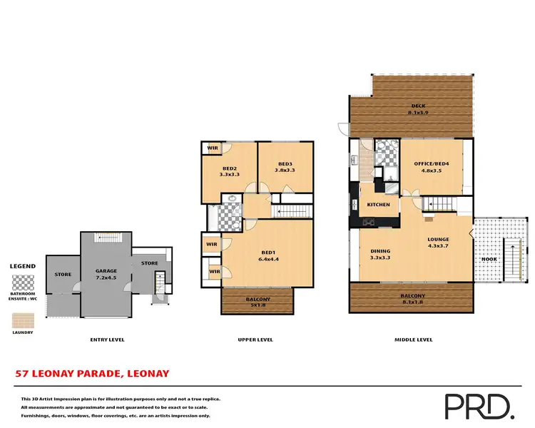 Floorplan of Homely house listing, 57 Leonay Parade, Leonay NSW 2750