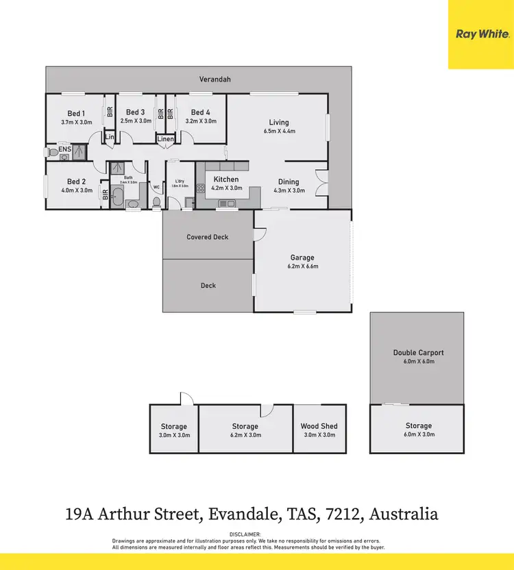 Floorplan of Homely house listing, 19A Arthur Street, Evandale TAS 7212