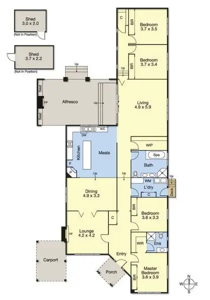 Floorplan of Homely house listing, 23 Symons Street, Preston VIC 3072