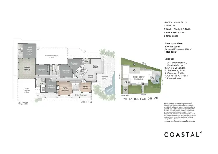 Floorplan of Homely house listing, 18 Chichester Drive, Arundel QLD 4214