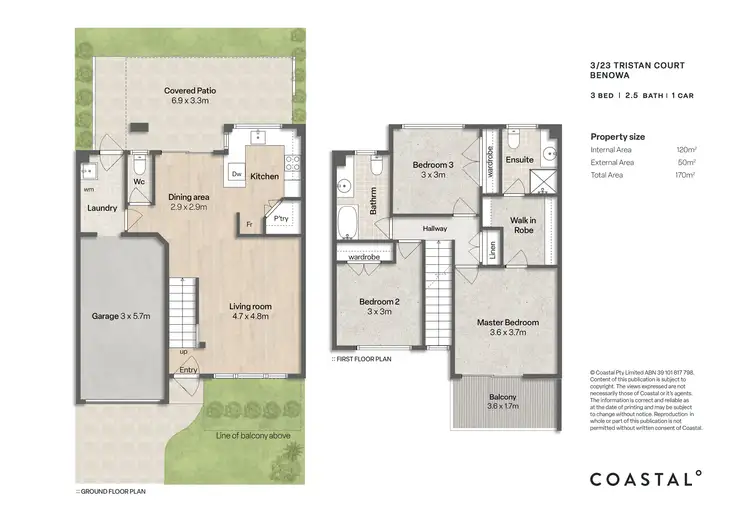 Floorplan of Homely townhouse listing, 3/23 Tristan Court, Benowa QLD 4217