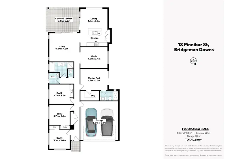 Floorplan of Homely house listing, 18 Pinnibar Street, Bridgeman Downs QLD 4035