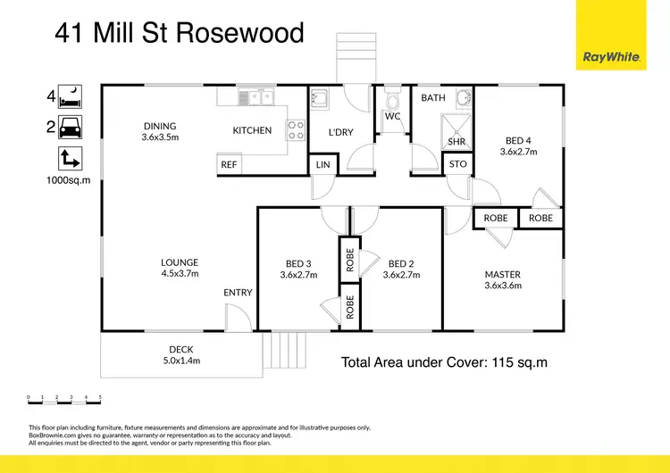 Floorplan of Homely house listing, 41 Mill Street, Rosewood QLD 4340