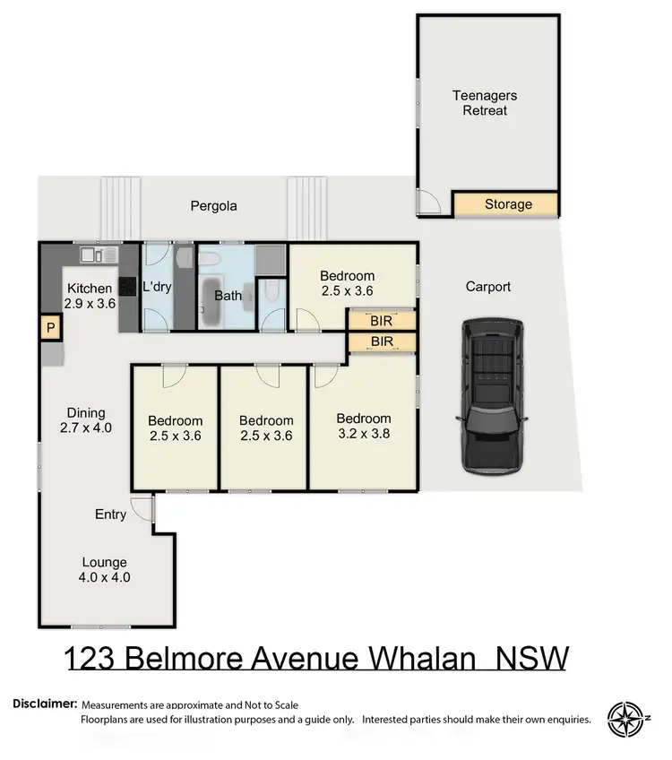 Floorplan of Homely house listing, 123 Belmore Avenue, Whalan NSW 2770