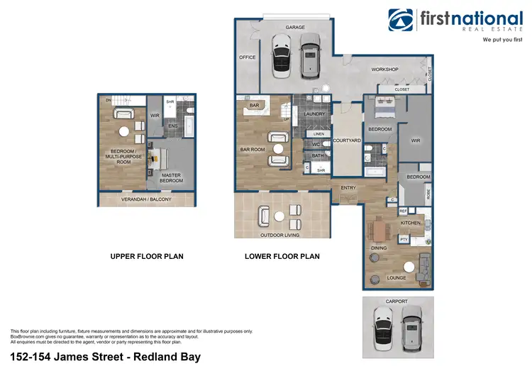 Floorplan of Homely house listing, 152-154 James Street, Redland Bay QLD 4165