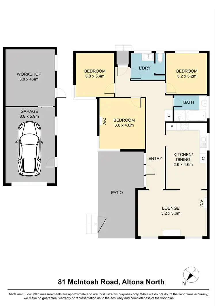 Floorplan of Homely house listing, 81 McIntosh Road, Altona North VIC 3025