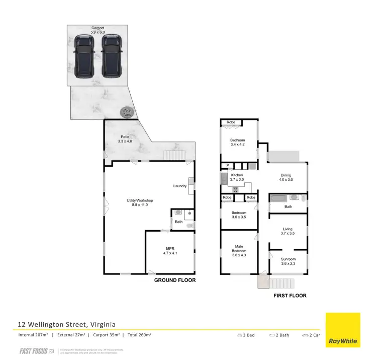 Floorplan of Homely house listing, 12 Wellington Street, Virginia QLD 4014