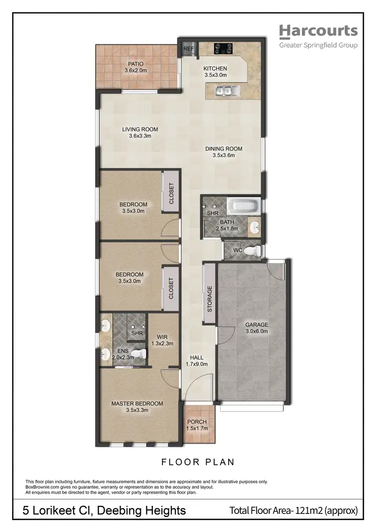 Floorplan of Homely house listing, 5 Lorikeet Close, Deebing Heights QLD 4306