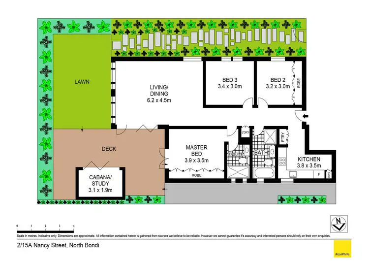 Floorplan of Homely apartment listing, 2/15A Nancy Street, North Bondi NSW 2026
