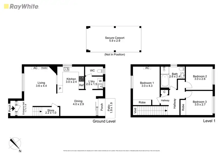 Floorplan of Homely house listing, 14 Youlden Street, Kensington VIC 3031