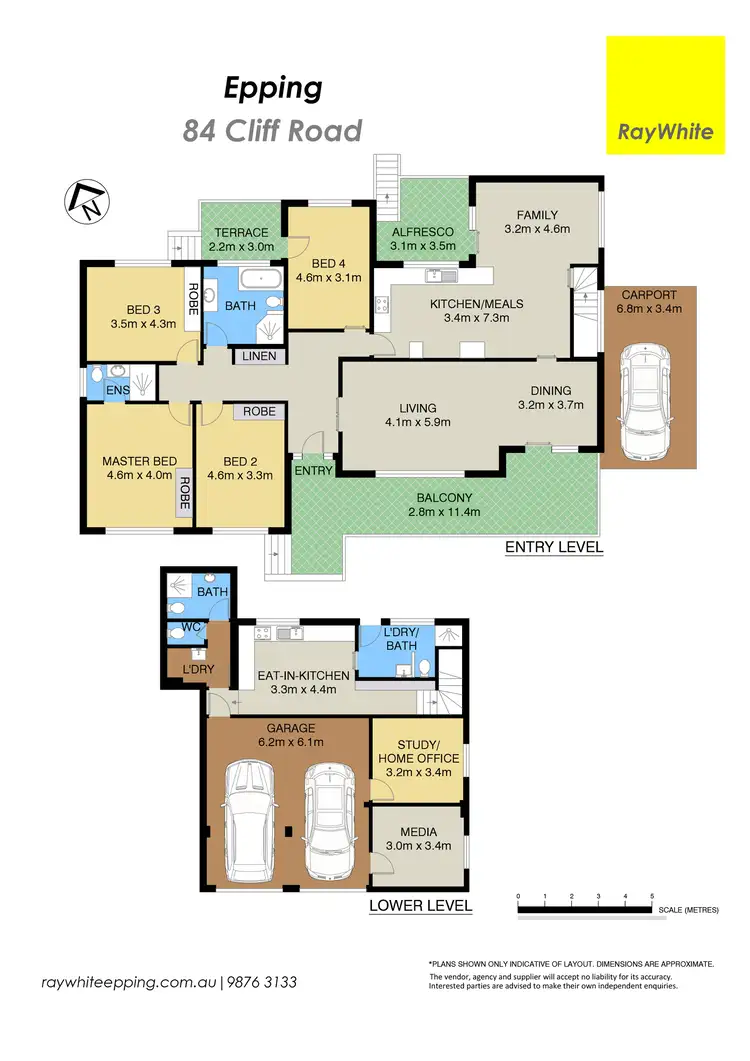 Floorplan of Homely house listing, 84 Cliff Road, Epping NSW 2121