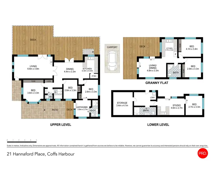 Floorplan of Homely house listing, 21 Hannaford Place, Coffs Harbour NSW 2450