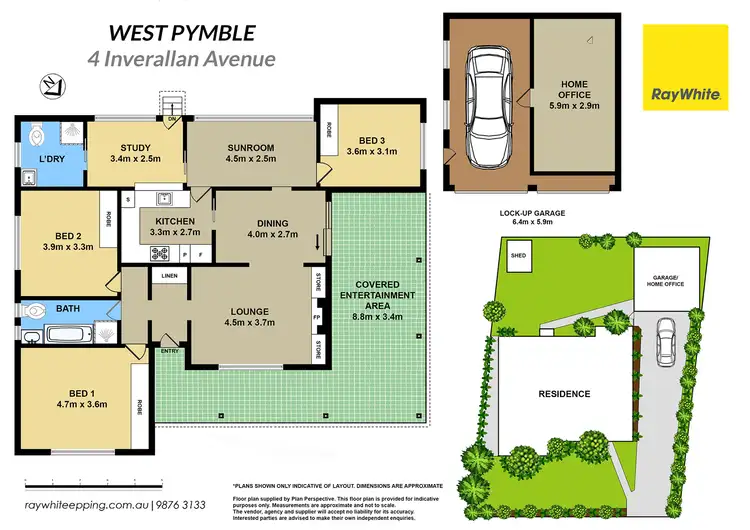 Floorplan of Homely house listing, 4 Inverallan Avenue, West Pymble NSW 2073