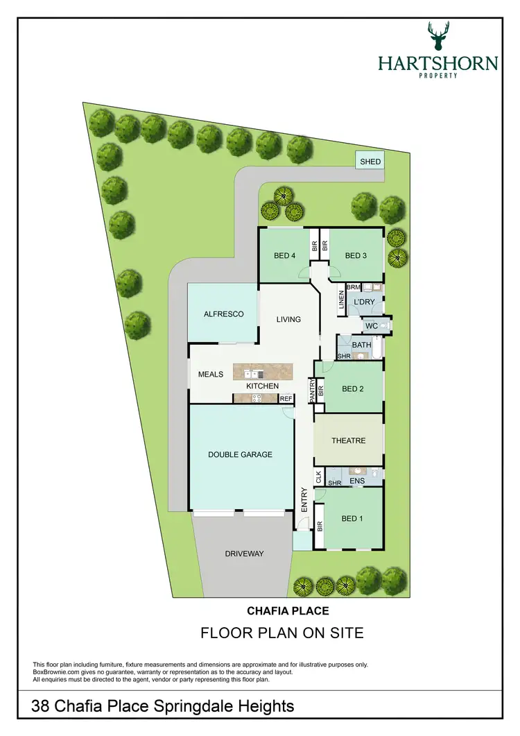 Floorplan of Homely house listing, 38 Chafia Place, Springdale Heights NSW 2641