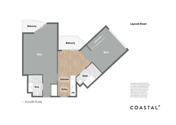 Floorplan of Homely apartment listing, 1007 & 1008/25 Laycock Street, Surfers Paradise QLD 4217