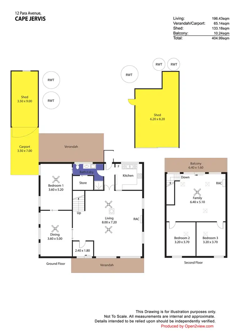 Floorplan of Homely house listing, 12 Para Avenue, Cape Jervis SA 5204