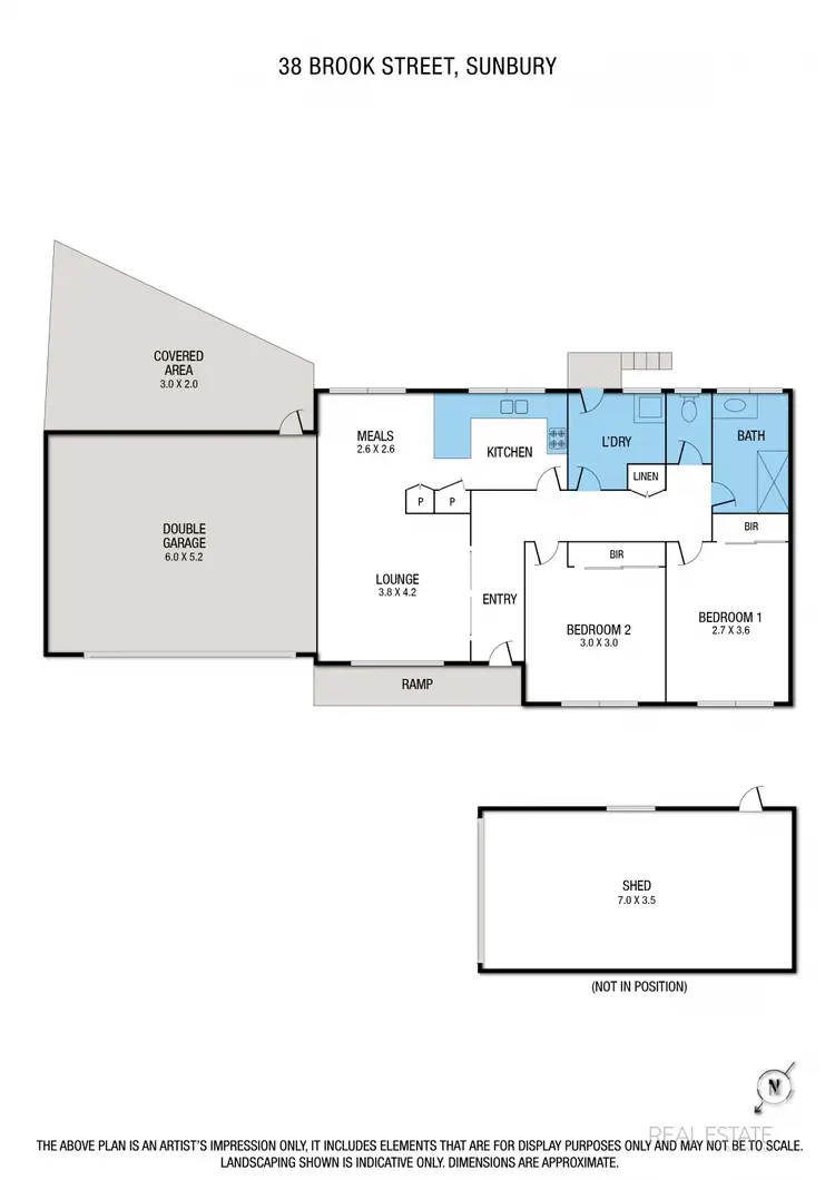 Floorplan of Homely house listing, 38 Brook Street, Sunbury VIC 3429