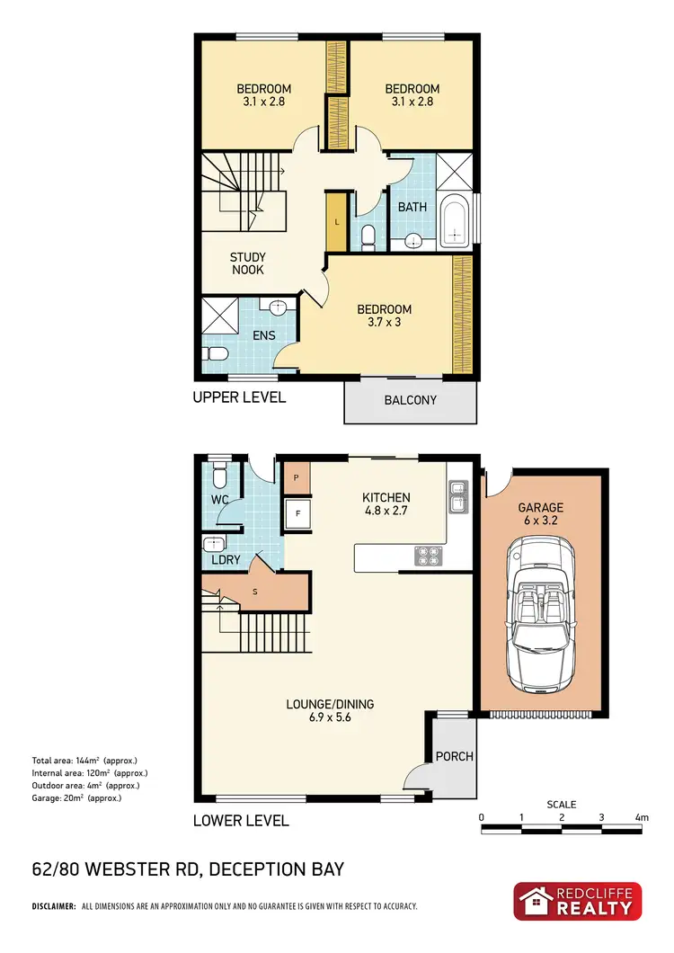 Floorplan of Homely townhouse listing, 41/80 Webster Road, Deception Bay QLD 4508
