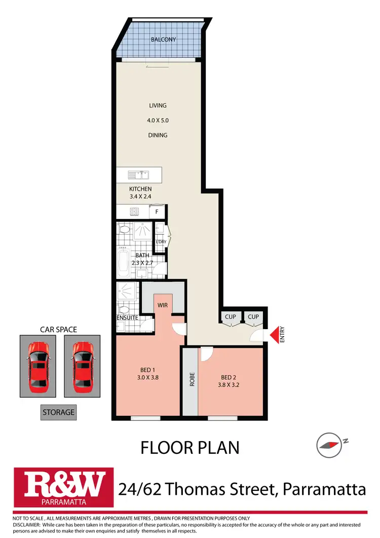 Floorplan of Homely unit listing, 24/62 Thomas Street, Parramatta NSW 2150