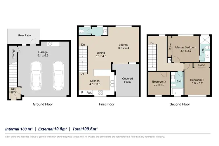 Floorplan of Homely townhouse listing, 5/32 John Street, Redcliffe QLD 4020