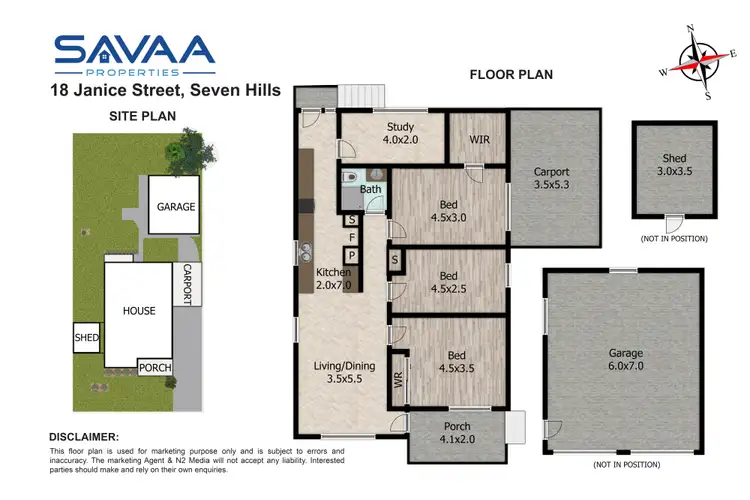 Floorplan of Homely house listing, 18 Janice Street, Seven Hills NSW 2147