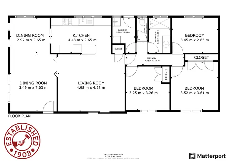 Floorplan of Homely house listing, 12 Skidmore Street, Temora NSW 2666