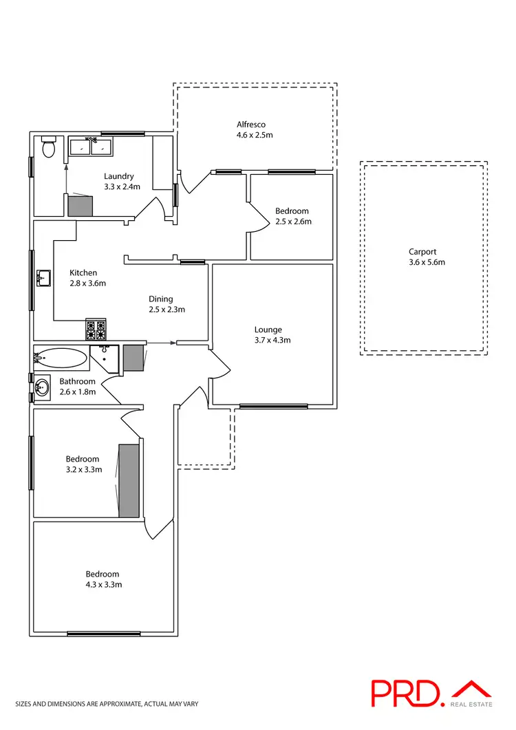 Floorplan of Homely house listing, 85 Eleventh Street, Mildura VIC 3500