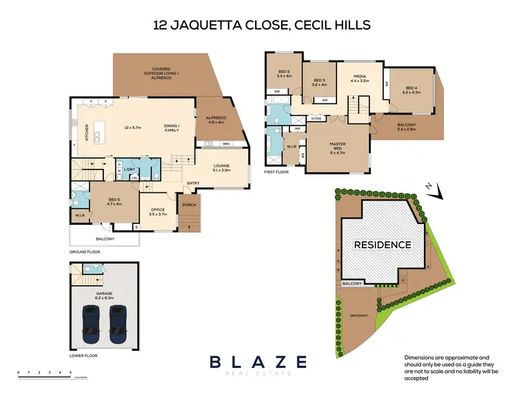 Floorplan of Homely house listing, 12 Jaquetta Close, Cecil Hills NSW 2171