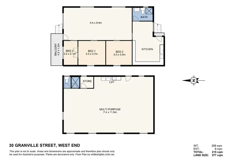 Floorplan of Homely house listing, 30 Granville Street, West End QLD 4101