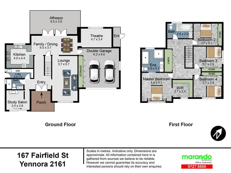 Floorplan of Homely house listing, 167 Fairfield Street, Yennora NSW 2161