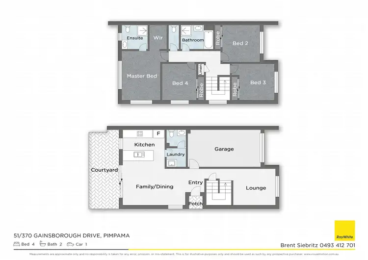 Floorplan of Homely house listing, 51/370 Gainsborough Drive, Pimpama QLD 4209