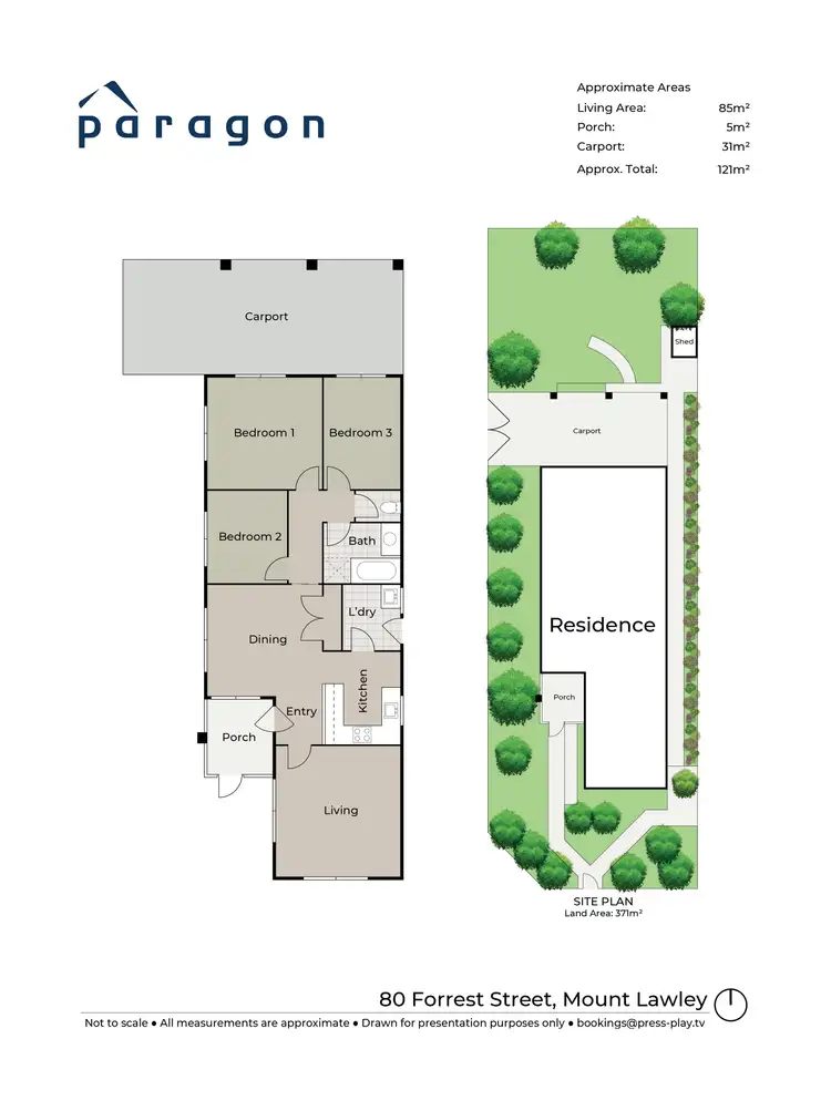 Floorplan of Homely house listing, 80 Forrest Street, Mount Lawley WA 6050