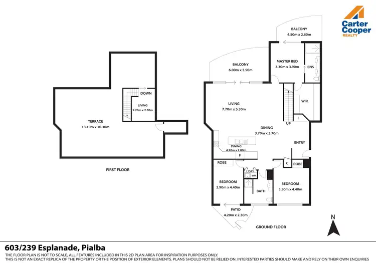 Floorplan of Homely unit listing, 603/241 Esplanade, Pialba QLD 4655