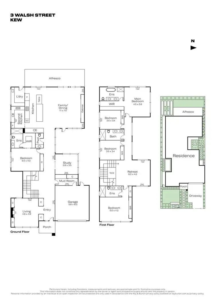 Floorplan of Homely house listing, 3 Walsh Street, Kew VIC 3101