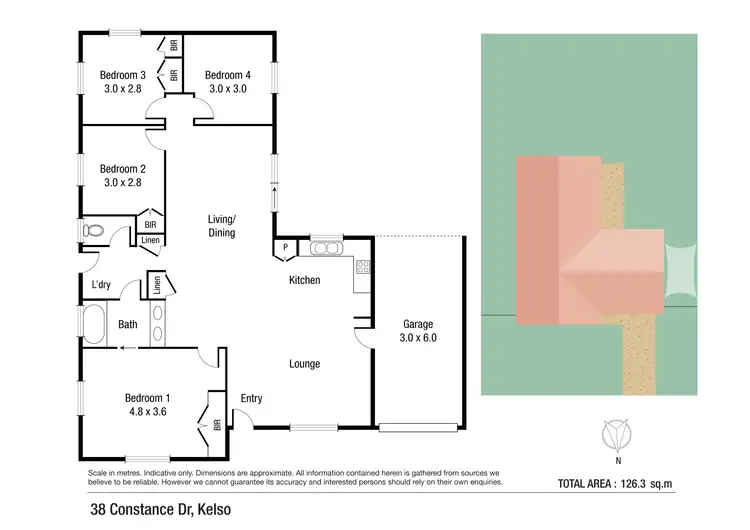 Floorplan of Homely house listing, 38 Constance Drive, Kelso QLD 4815