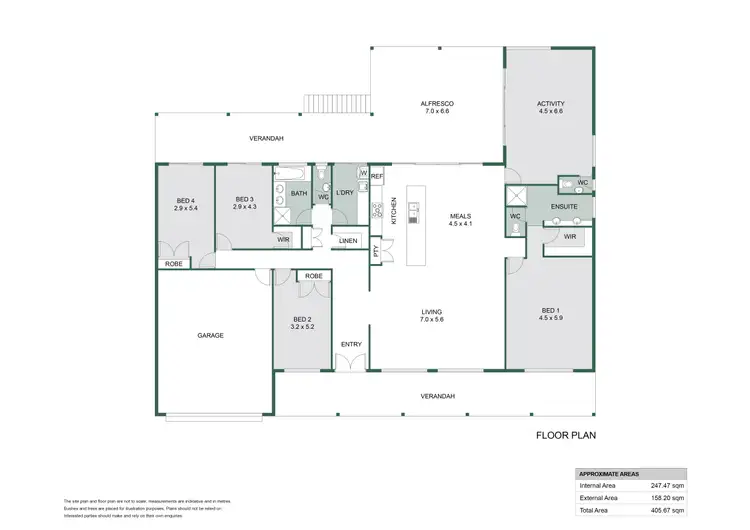 Floorplan of Homely house listing, 6/672 Tallathalla Road, Waroona WA 6215