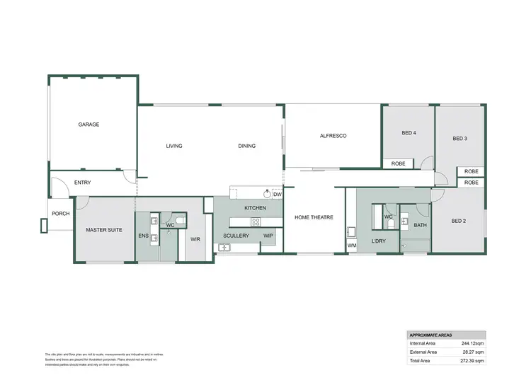 Floorplan of Homely house listing, 17 Gooljak Rise, Lakelands WA 6180