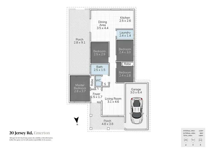 Floorplan of Homely house listing, 20 Jersey Rd, Emerton NSW 2770