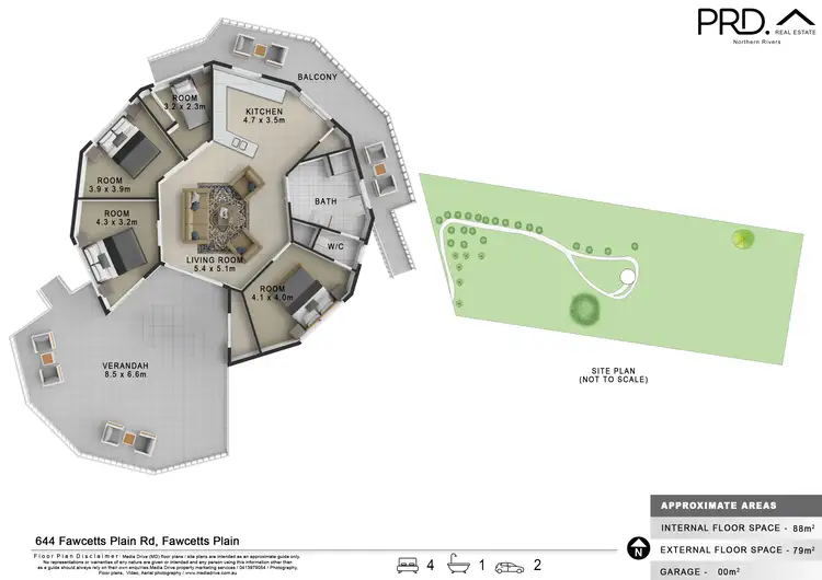 Floorplan of Homely house listing, 644 Fawcetts Plain Road, Kyogle NSW 2474