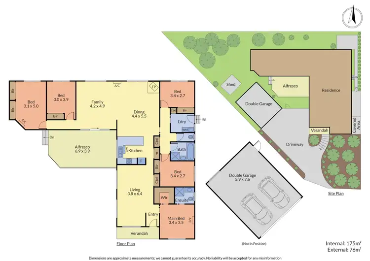 Floorplan of Homely house listing, 14 Metcalf Crescent, Rowville VIC 3178
