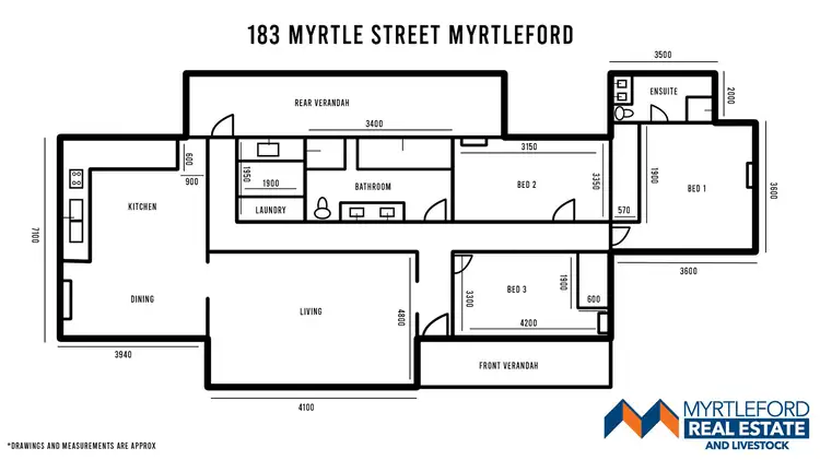 Floorplan of Homely house listing, 183 Myrtle Street, Myrtleford VIC 3737