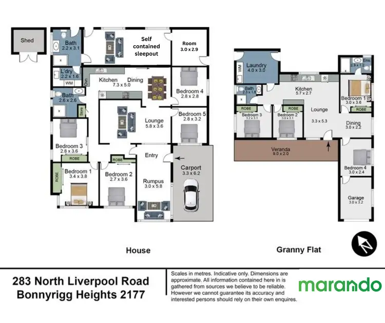 Floorplan of Homely house listing, 283 North Liverpool Road, Bonnyrigg Heights NSW 2177