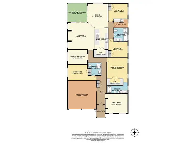 Floorplan of Homely house listing, 31 Bottlebrush Dr, Calderwood NSW 2527