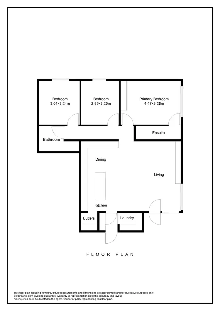 Floorplan of Homely house listing, 1 McKenzie Way, Embleton WA 6062
