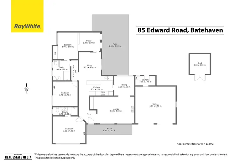 Floorplan of Homely house listing, 85 Edward Road, Batehaven NSW 2536