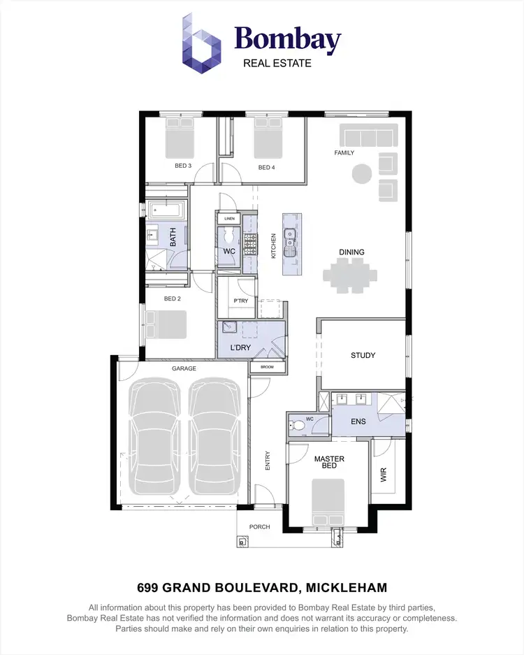 Floorplan of Homely house listing, 699 Grand Boulevard, Mickleham VIC 3064